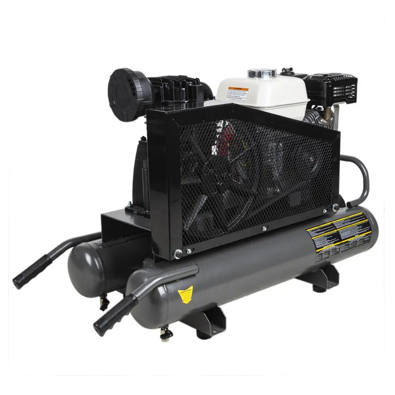 BE Power Equipment AC658HB 13.8 CFM @ 90 PSI Gas Air Compressor with Honda GX200 Engine