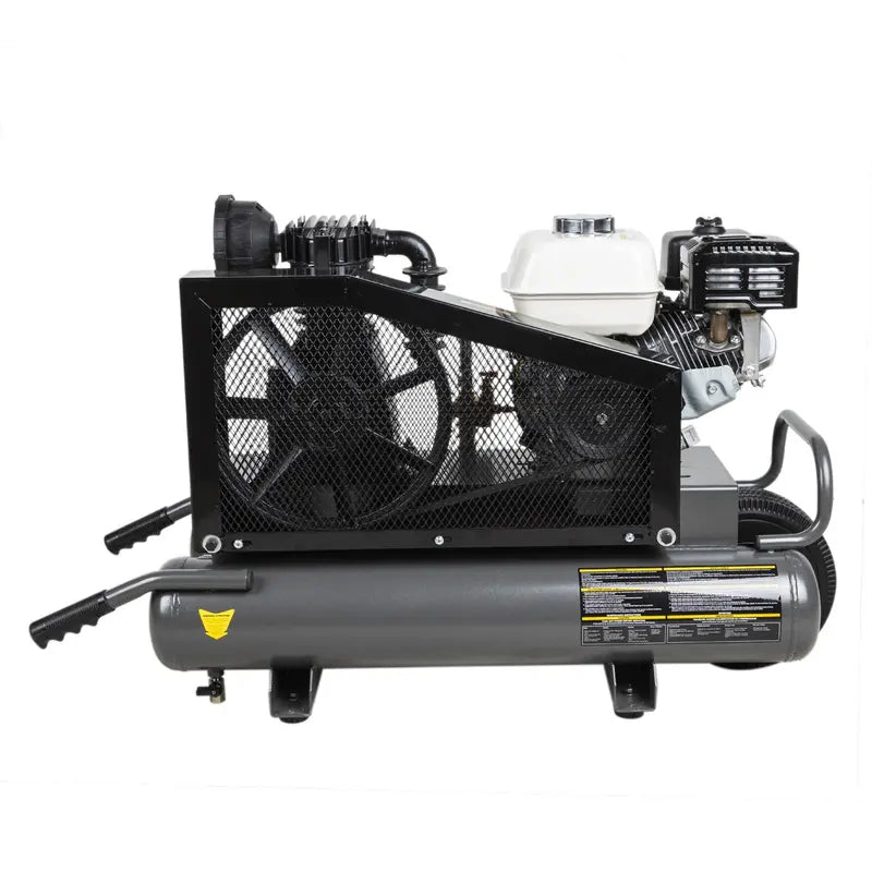 BE Power Equipment AC658HB 13.8 CFM @ 90 PSI Gas Air Compressor with Honda GX200 Engine