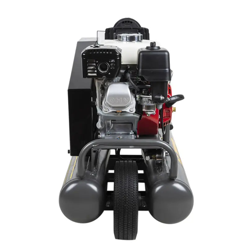 BE Power Equipment AC658HB 13.8 CFM @ 90 PSI Gas Air Compressor with Honda GX200 Engine