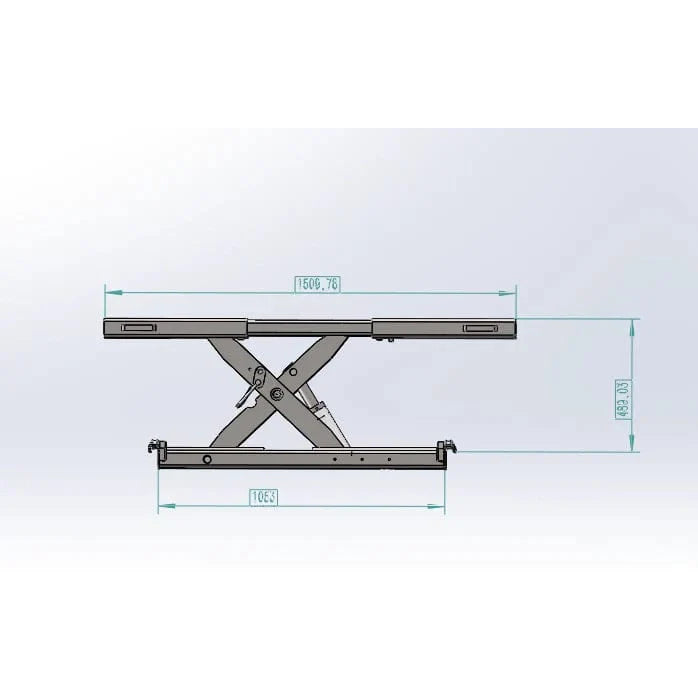 Katool KT-RJ50 Rolling Jack 5000 lbs Lifting Capacity *Fits KT-4H110 lift and the KT-4H850*