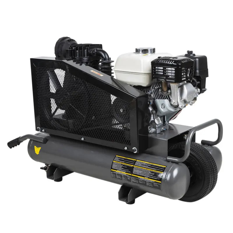 BE Power Equipment AC658HB 13.8 CFM @ 90 PSI Gas Air Compressor with Honda GX200 Engine