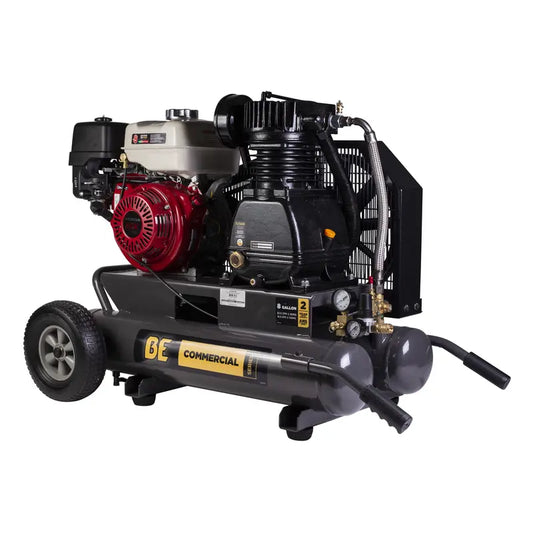 BE Power Equipment AC908HB2 17.7 CFM @ 175 PSI Gas Air Compressor with Honda GX270 Engine