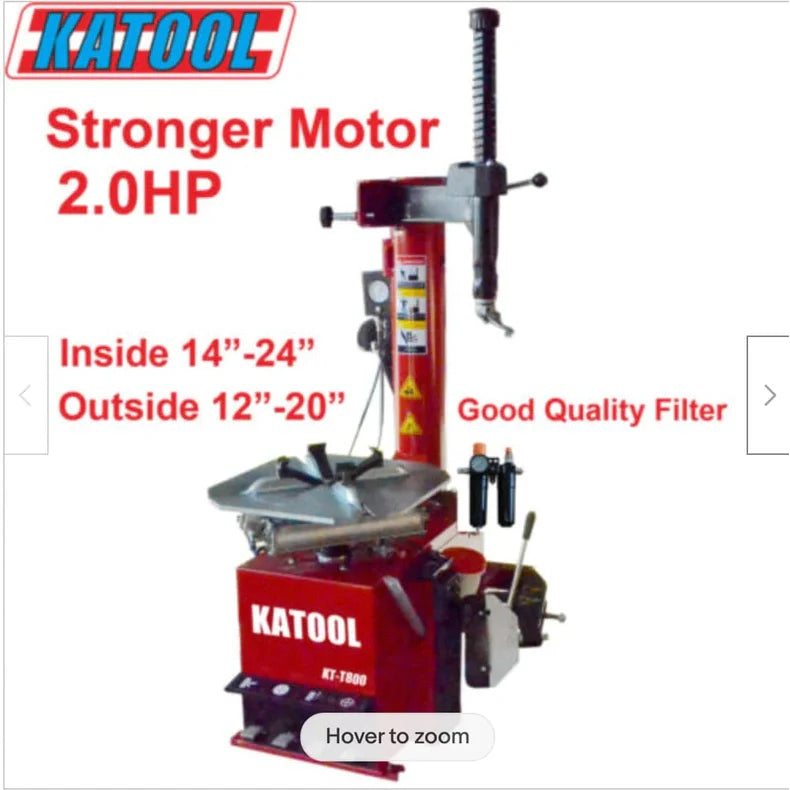 Katool KT-T800 & KT-B750 Tire Changer & Wheel Balancer Combo