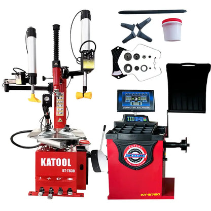 Katool KT-T830 Tire Changer & Wheel Balancer KT-B750 Combo